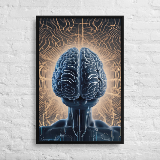 Artificial Intelligence - Framed canvas