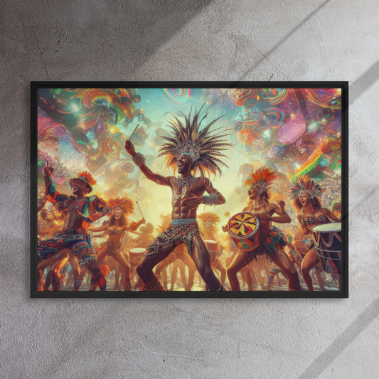 Carnaval - Framed Canvas