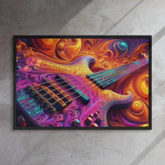 Eclectic Electric - Framed Canvas