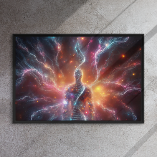 Electric Evolution - Framed Canvas