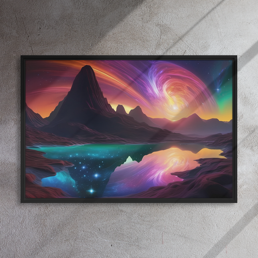 Hidden Worlds - Framed Canvas