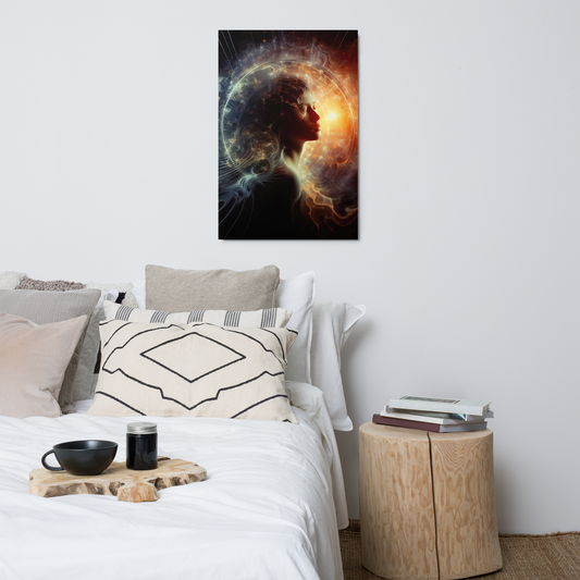 AI's Classic Beauty - Metal Print