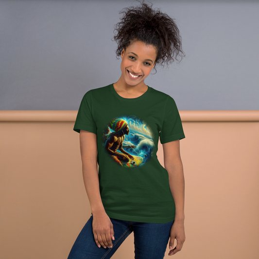 Rasta Rider: One Drop Wave - T-shirt